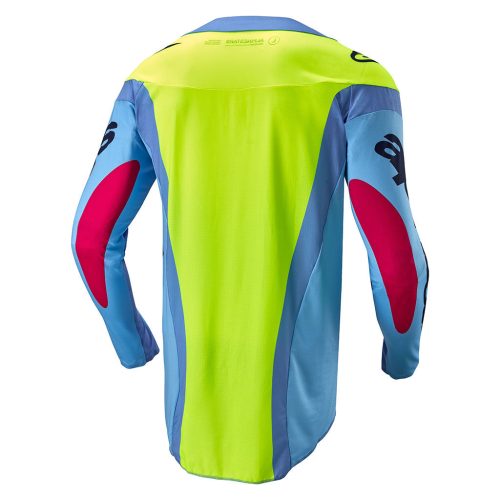 techstar ocuri blue red yellow jersey back